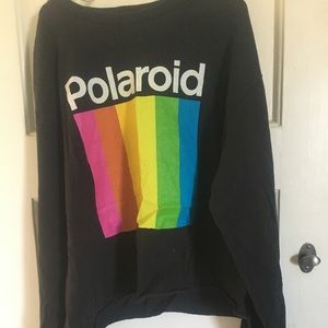 black polaroid long sleeve shirt